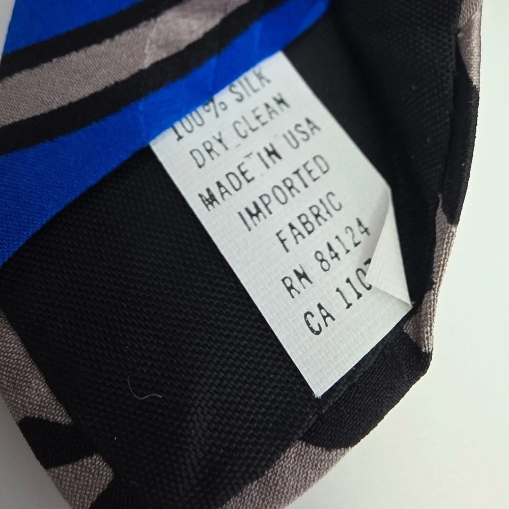 ORLANDO MAGIC NBA TIE NEW 100% SILK USA RALPH MARLIN RM SPORT DEADSTOCK AOP LOGO