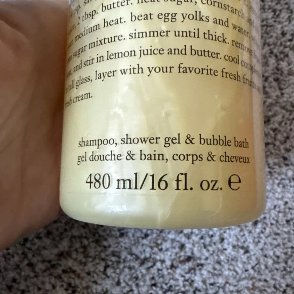 Philosophy lemon custard
