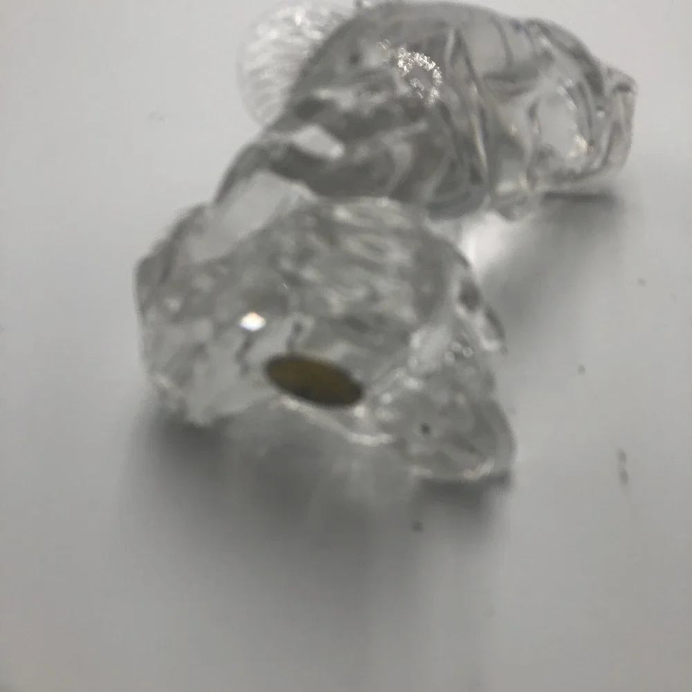 BASS FISH FIGURINE Rare Germany‎ Crystal Wonders of The Wild #989 Princess House