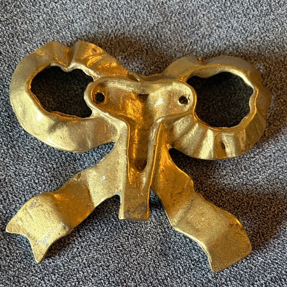 Gold Bow Wall Hook