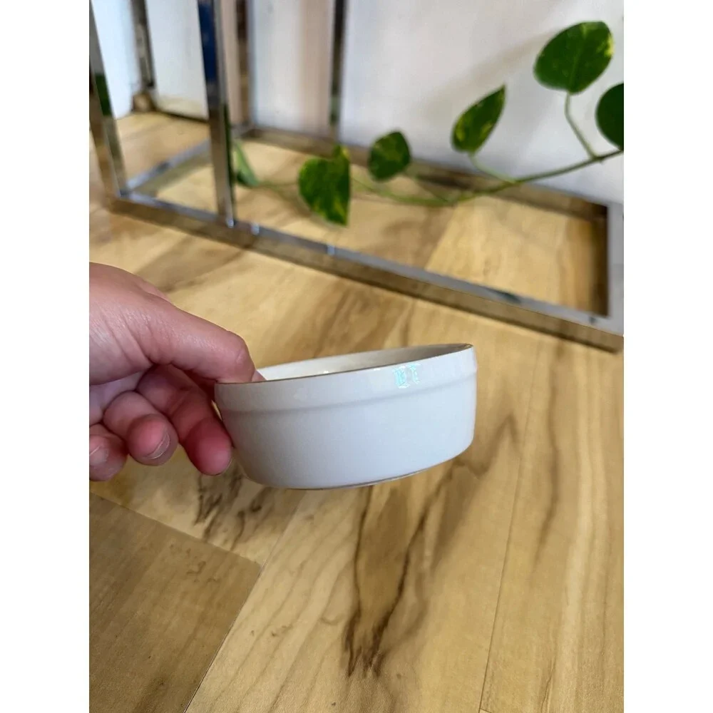 Small Ceramic Bowl with Fruit Design