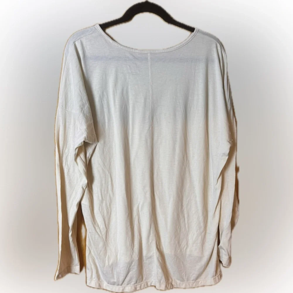 Nike Women's Cream Long Sleeve Tee