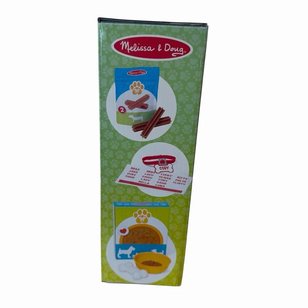 Melissa & Doug Pet Treats Puppy Play Set Imaginative Play Plush Dog New In Box