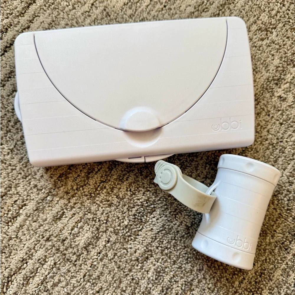 Ubbi On-the-Go Baby Wipes Dispenser + Diaper Bag Accessories Great for Travel