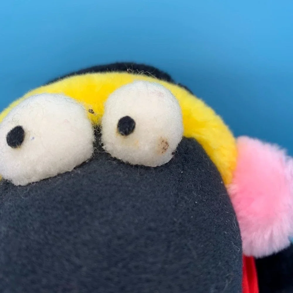 Vtg WSMV Channel 4 Nashville TN Plush Snowbird Penguin Rare Blue Tongue Original