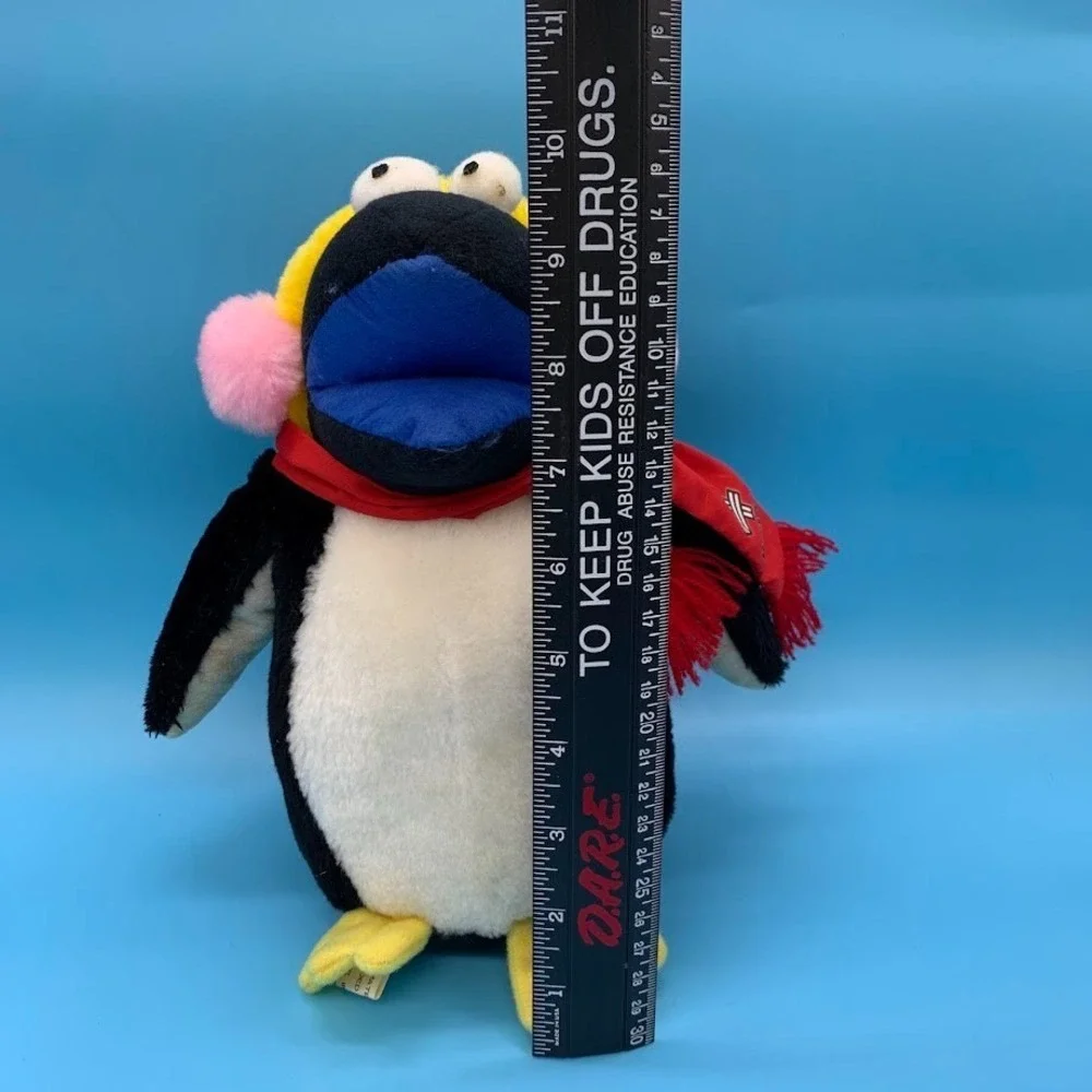 Vtg WSMV Channel 4 Nashville TN Plush Snowbird Penguin Rare Blue Tongue Original