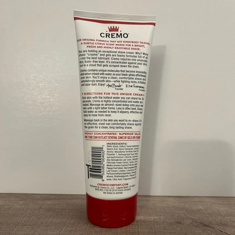 Cremo Original Shave Cream 6 oz S40