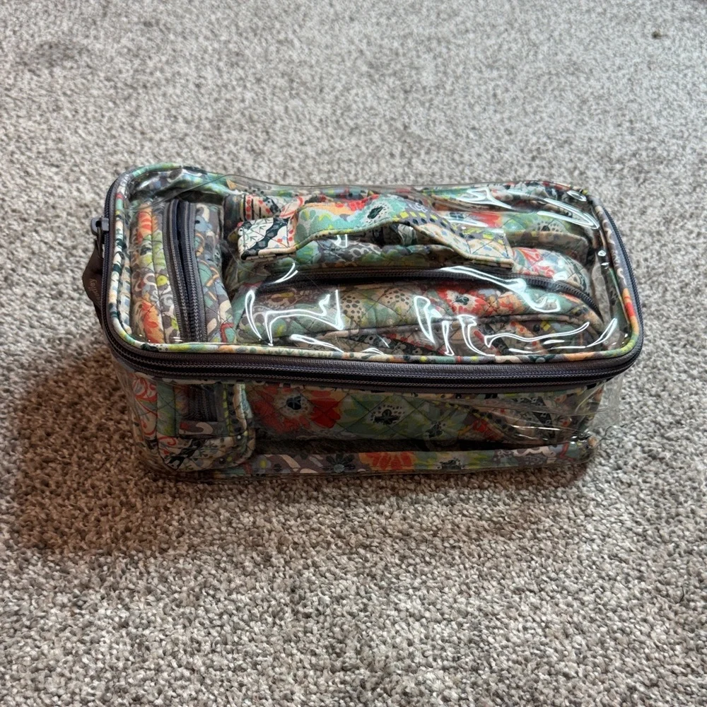 Vera Bradley Gray Cosmetic Bag