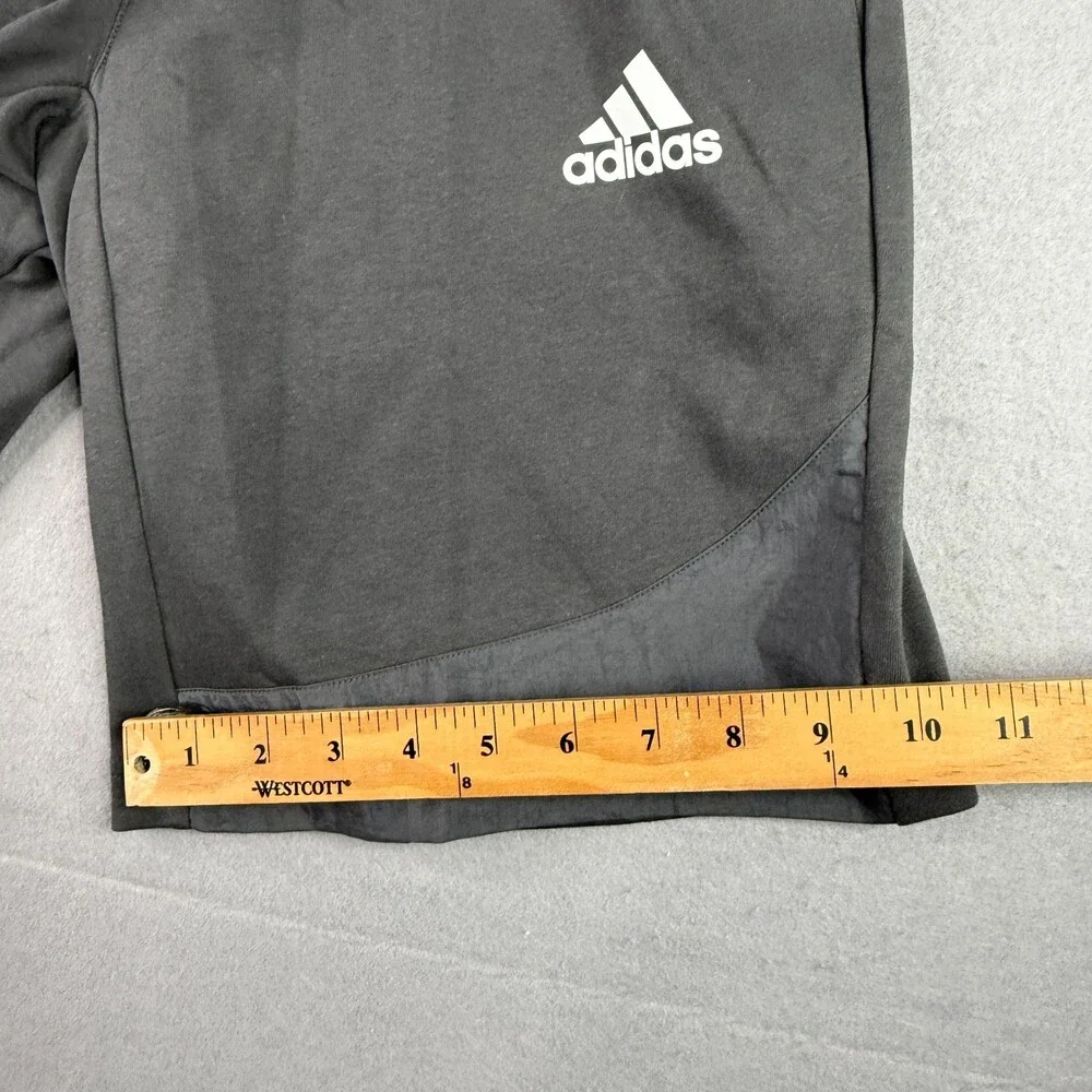 Adidas GG Fresh Athletic Shorts Mens Small Gray Cotton Blend NWT Drawstring