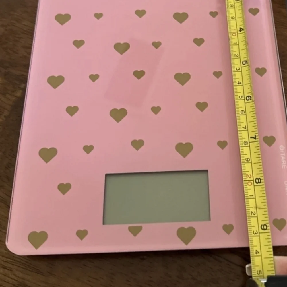 Paris Hilton Pink Heart Digital Glass Scale