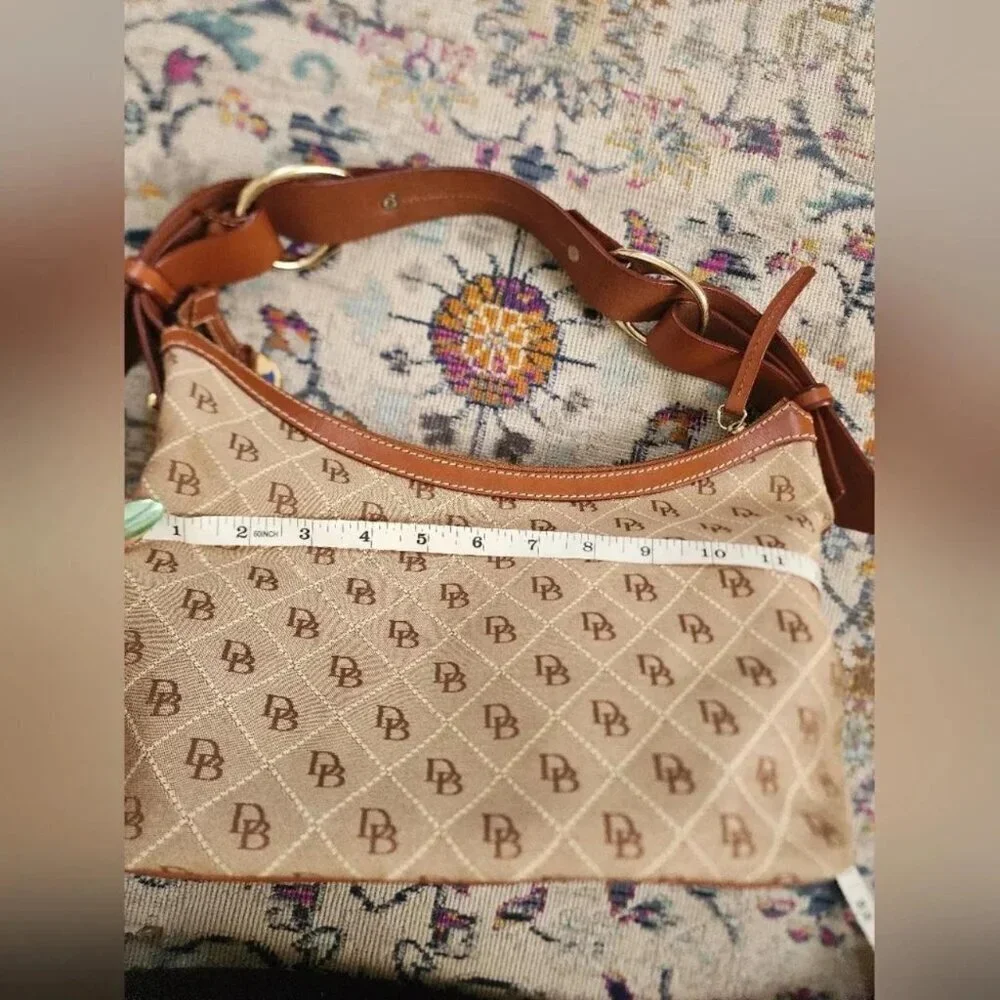 Dooney Bourke Women's Brown Signature Canvas Bucket Purse