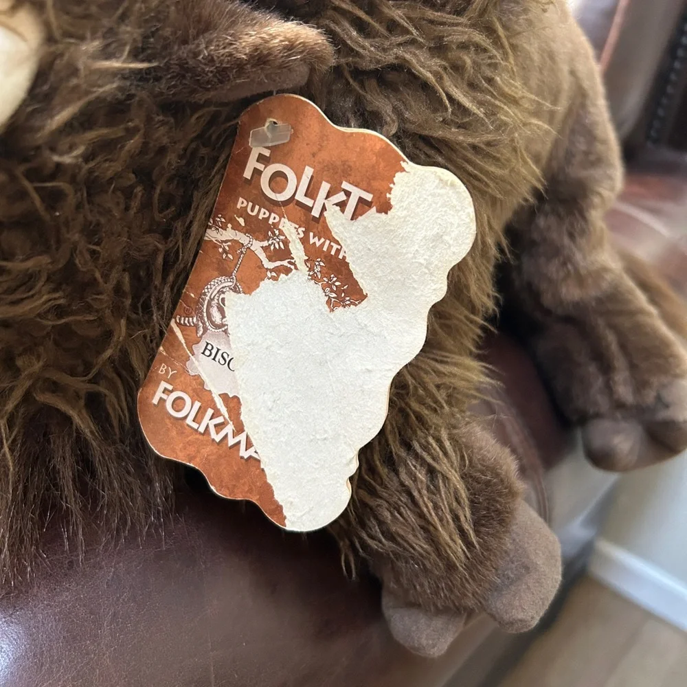 Retired Buffalo Bison Folktails Puppet by Folkmanis Inc