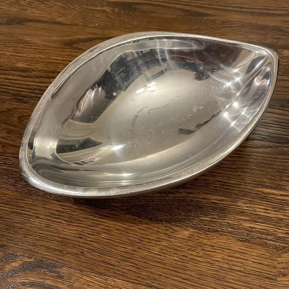 2008 Nambe Aluminum alloy Bowl Designer Todd‎ Myers 11.5