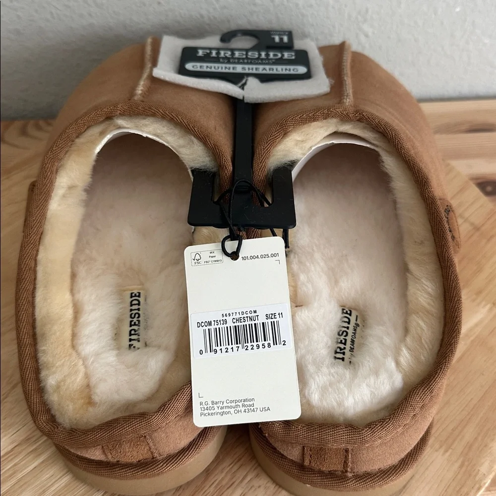 dearfoams new chestnut