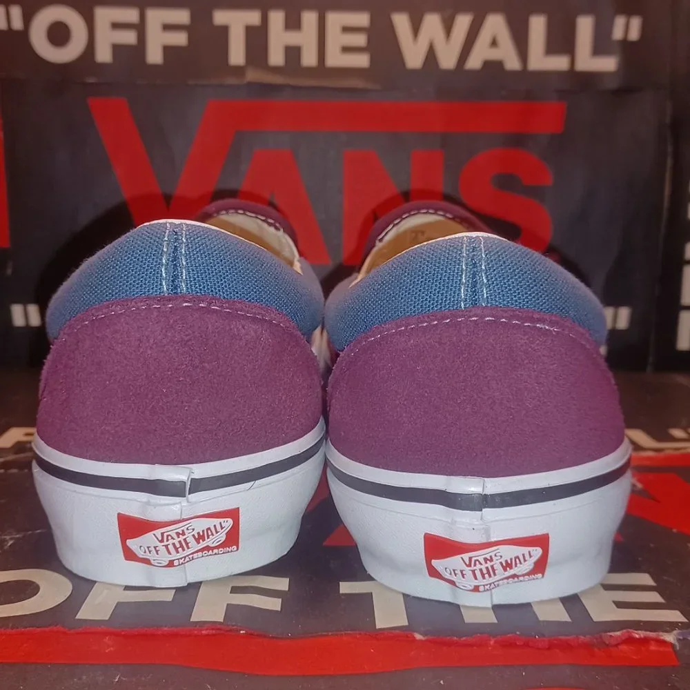 Vans Skate Slip On Moonlight Blue/Mauve Wine Size US 9.5 Men VN0A5FCAAPO