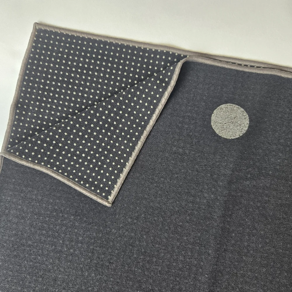 Gray Dot Reversible Beach Towel