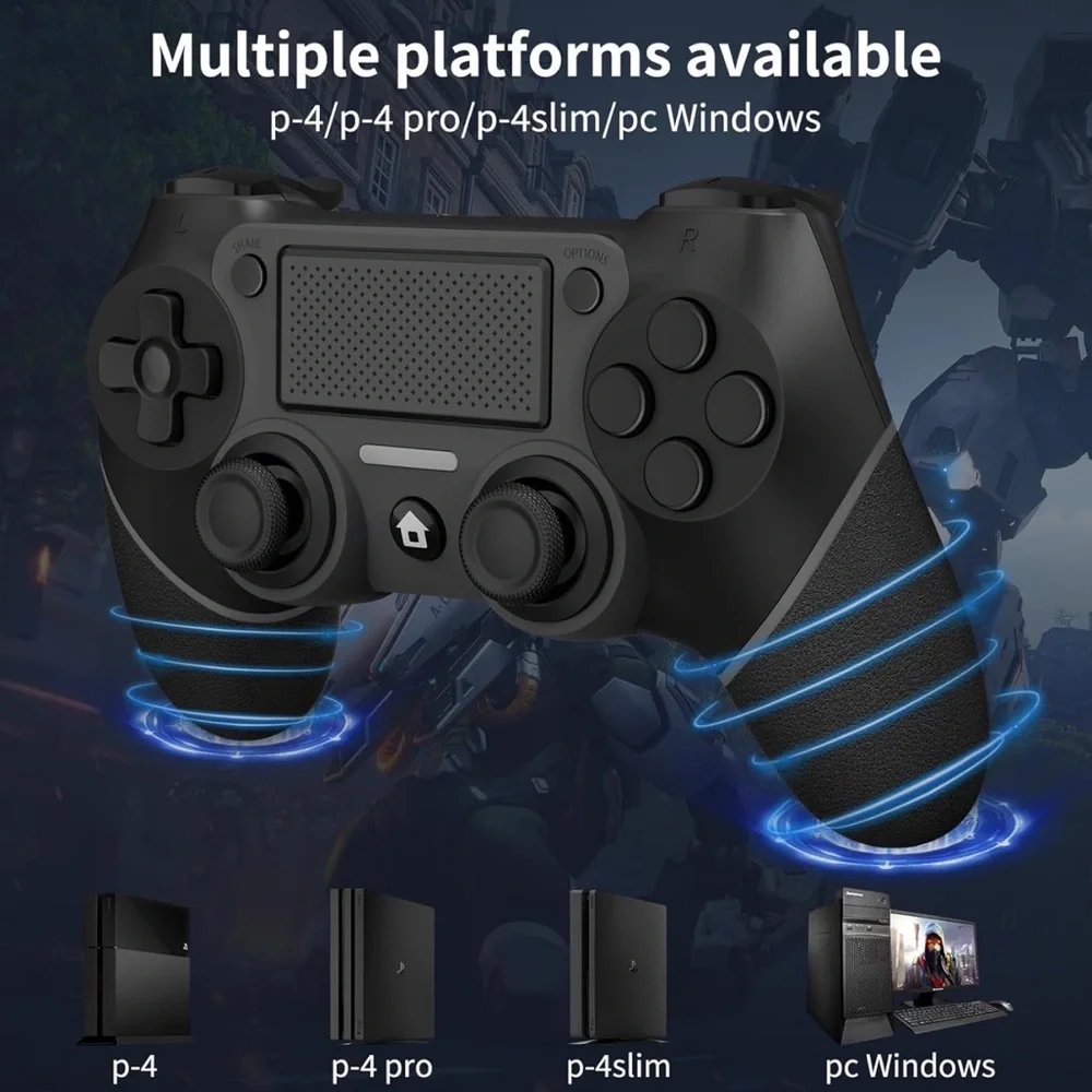 Wireless Controller for PS4, PS4 Pro,P4 Slim, PC Windows