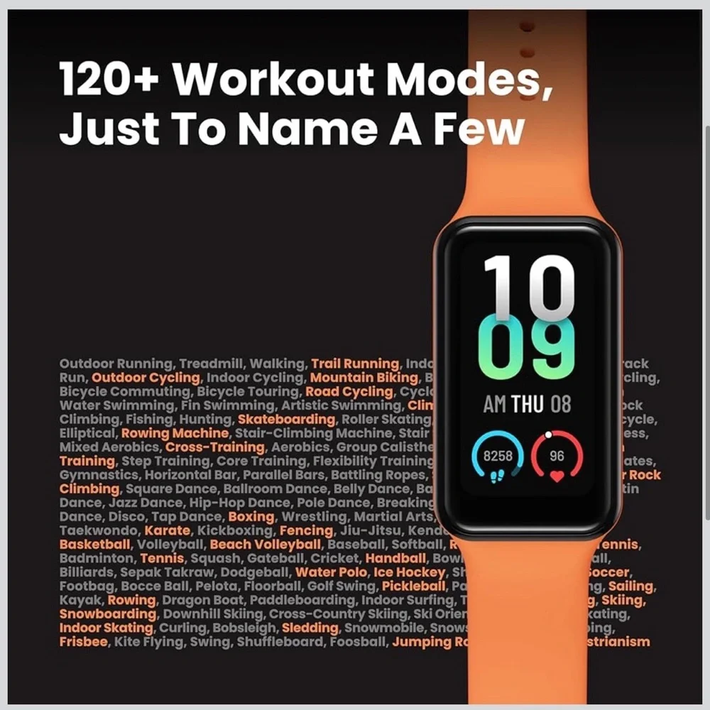 Amazfit band activity