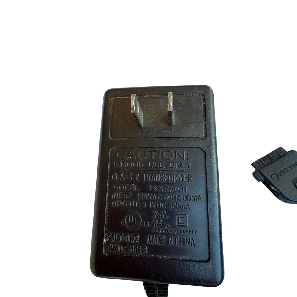 Qualcomm TXACA031 AC Adapter Wall Charger 4.1V 550mA Vintage Black Proprietary