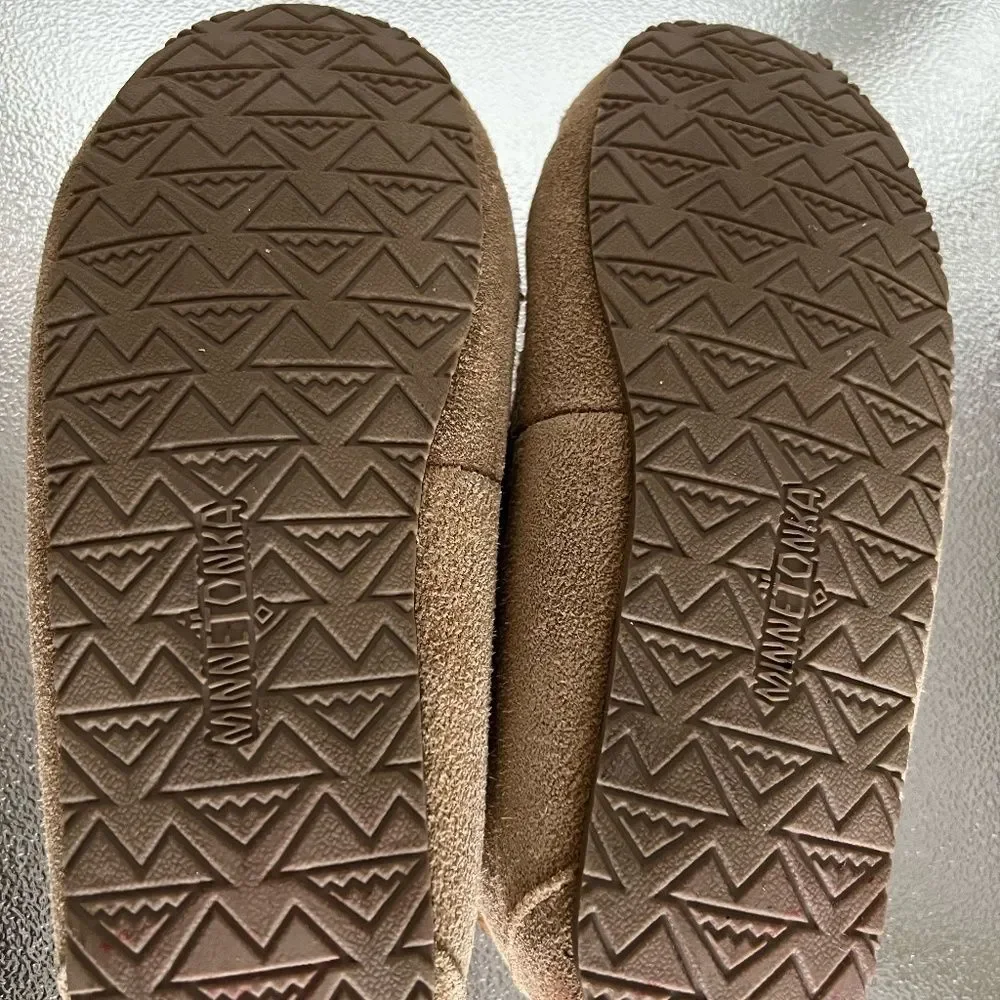 Minnetonka suede faux