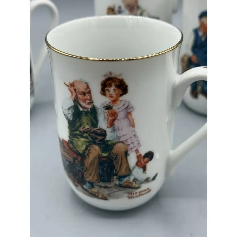 Norman Rockwell set vintage