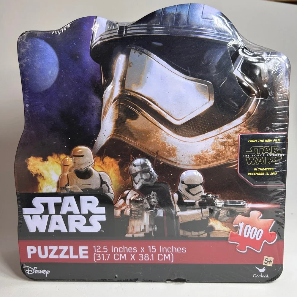 Star Wars The Force Awakens 1000 Piece Puzzle Captain Phasma Collector Tin New