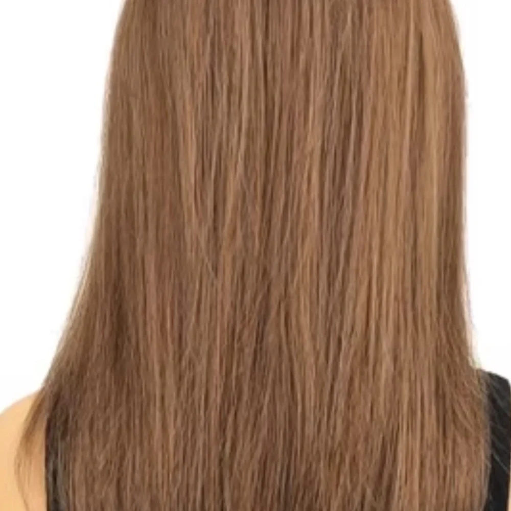 Women's Lace Hair Topper with Large Base & 20”  Long Straight Synthetic