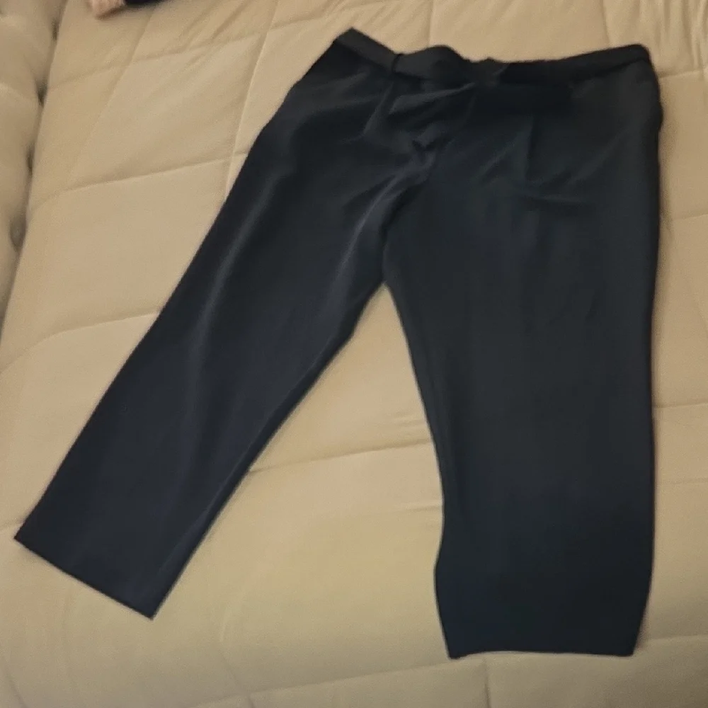 Ava & Viv Black Womens Jogger-Style Trouser