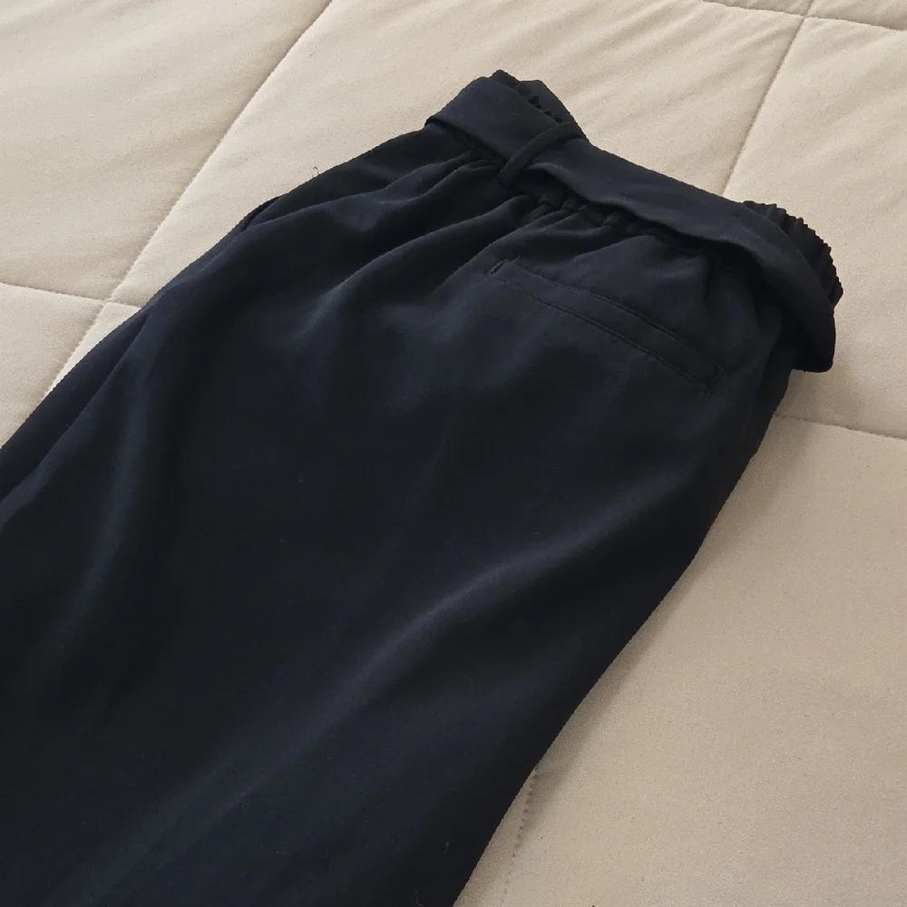Ava & Viv Black Womens Jogger-Style Trouser