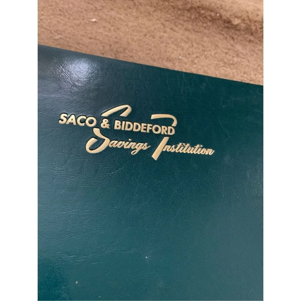 Saco & Biddeford Savings Institution Vintage 3 Ring Binder