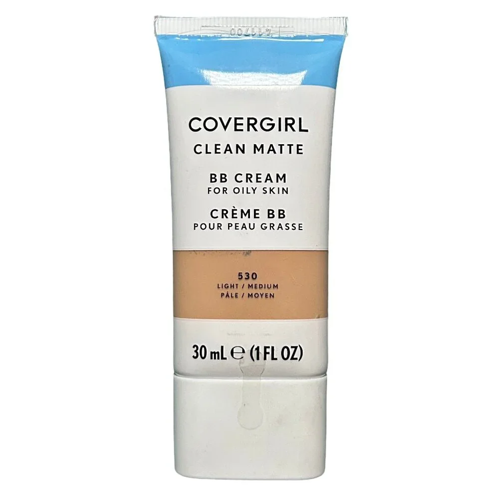 Covergirl Clean Matte BB Cream 530 Light Medium Oily Skin 1oz New