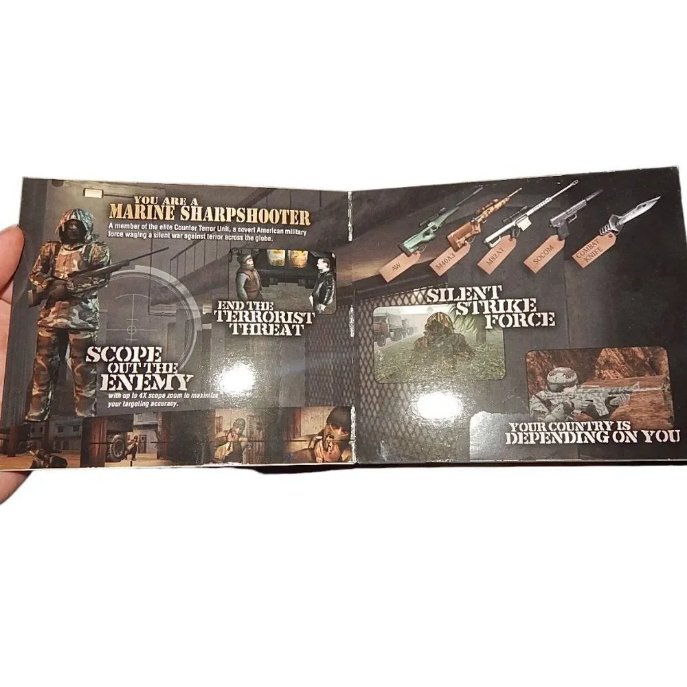 PC game MARINE SHARPSHOOTER Golden Bullet Edition Rated M-Mature 17+