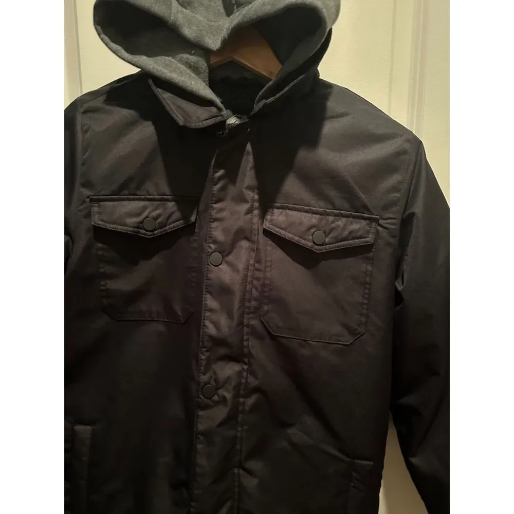 Pacific Trail Water/Wind Resistant Boy Puffer Jacket with Hood Size L 14/16