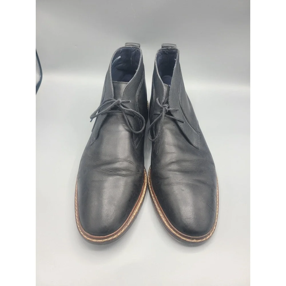 Cole Haan Men's Cambridge Chukka Black Leather boots‎ size 14