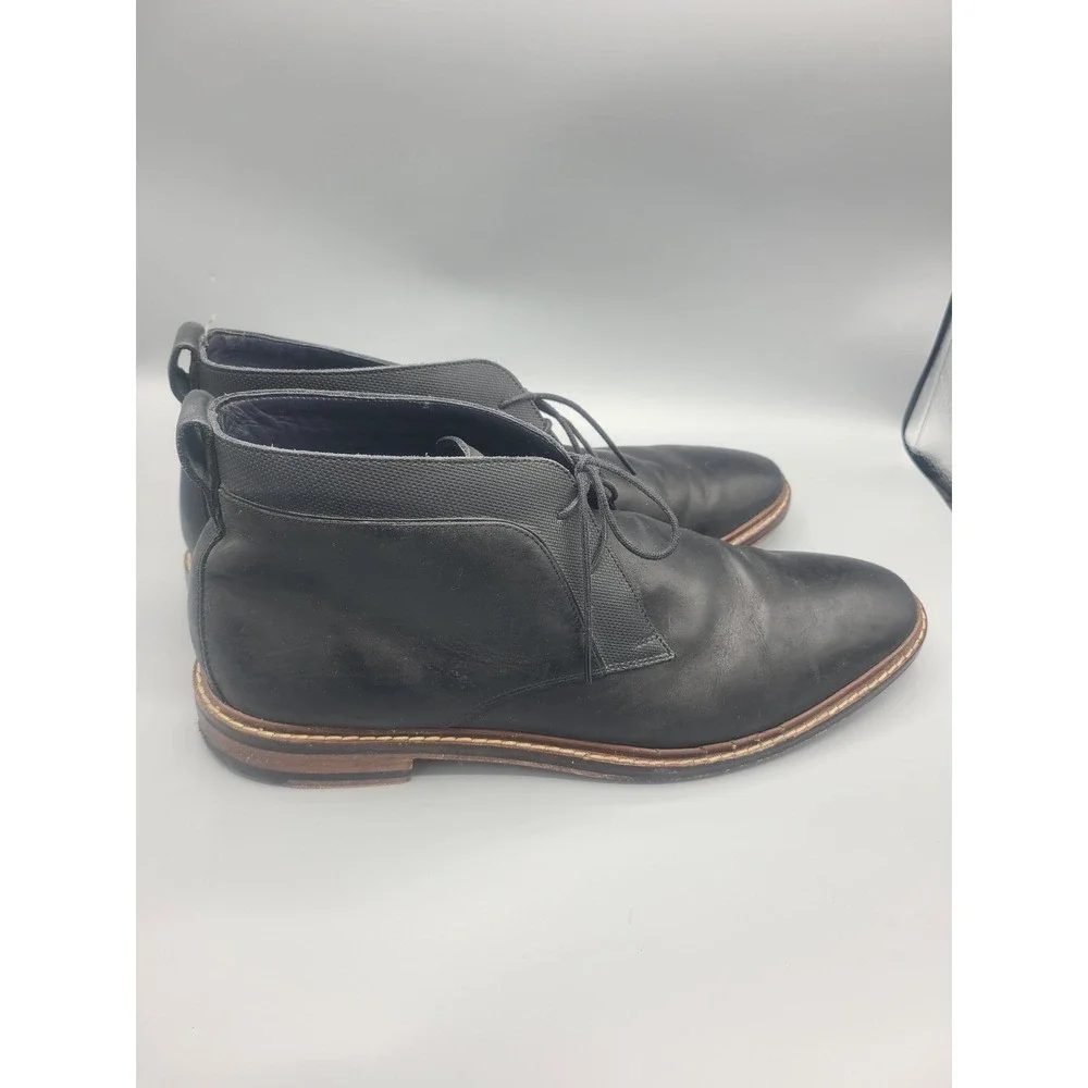 Cole Haan Men's Cambridge Chukka Black Leather boots‎ size 14