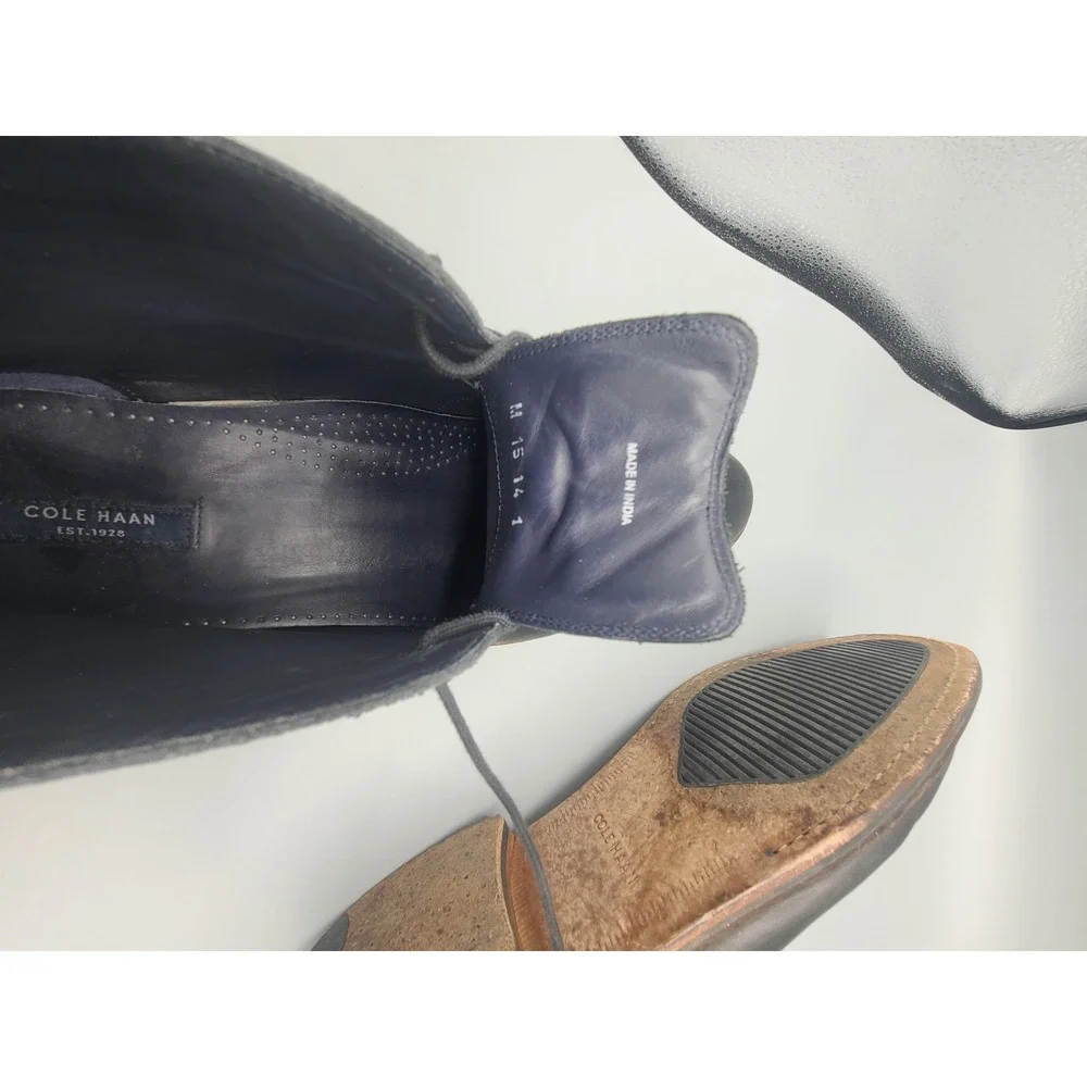Cole Haan Men's Cambridge Chukka Black Leather boots‎ size 14