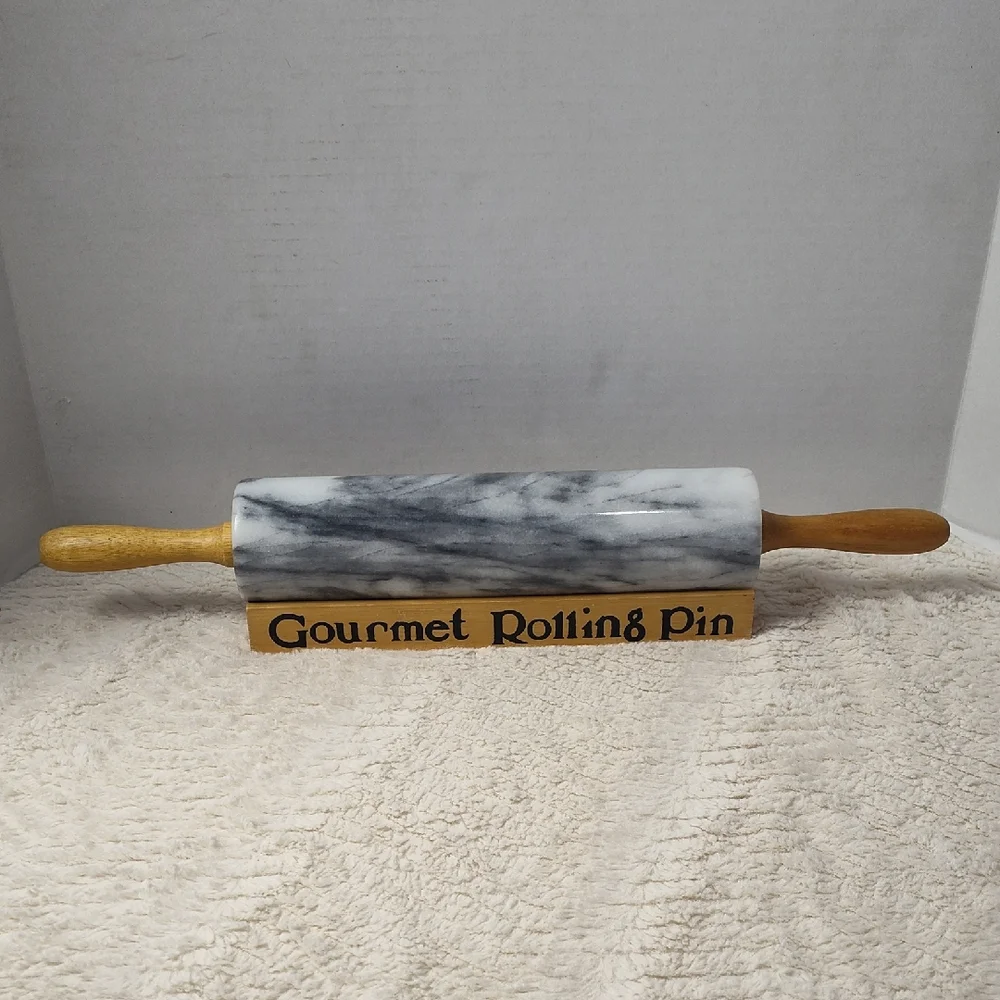 Beautiful Gourmet Rolling Pin Marble Heavy