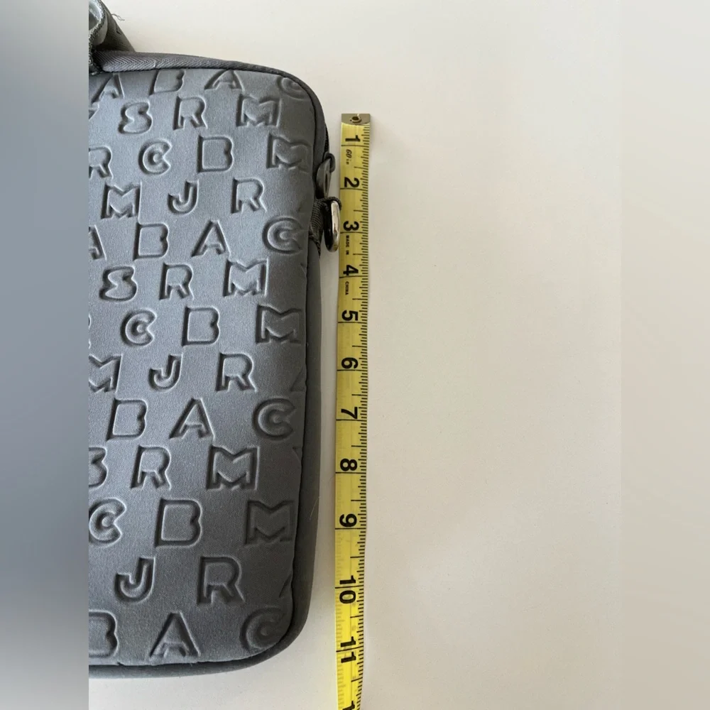 Marc Jacobs Grey Neoprene Laptop Messenger Case