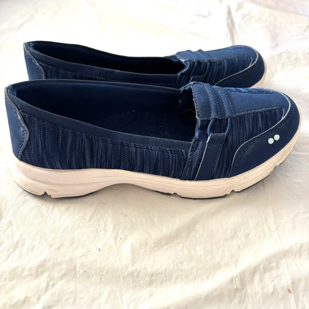 Ryka Jamboree Navy Fashion Sneaker slip on memory foam SZ 6.5 NWOT