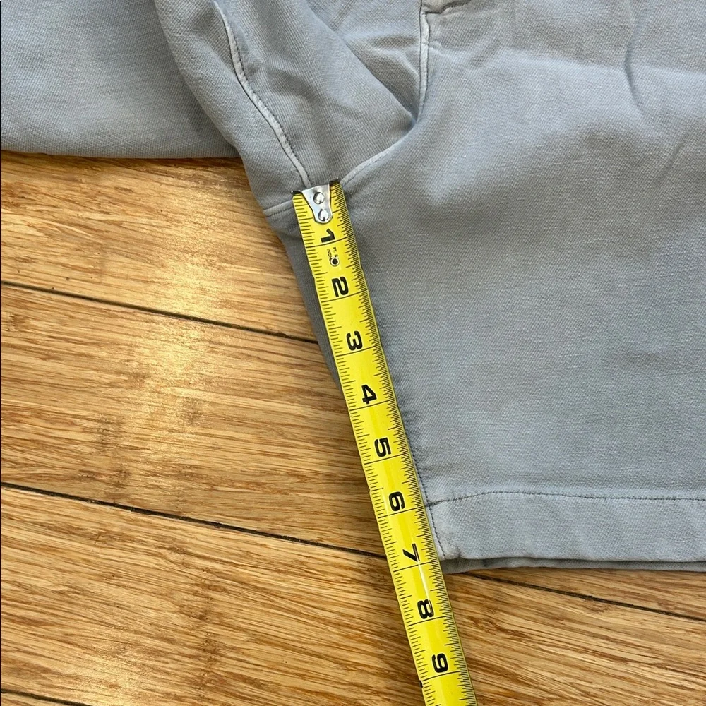 Faherty Light Gray Flat Front Shorts