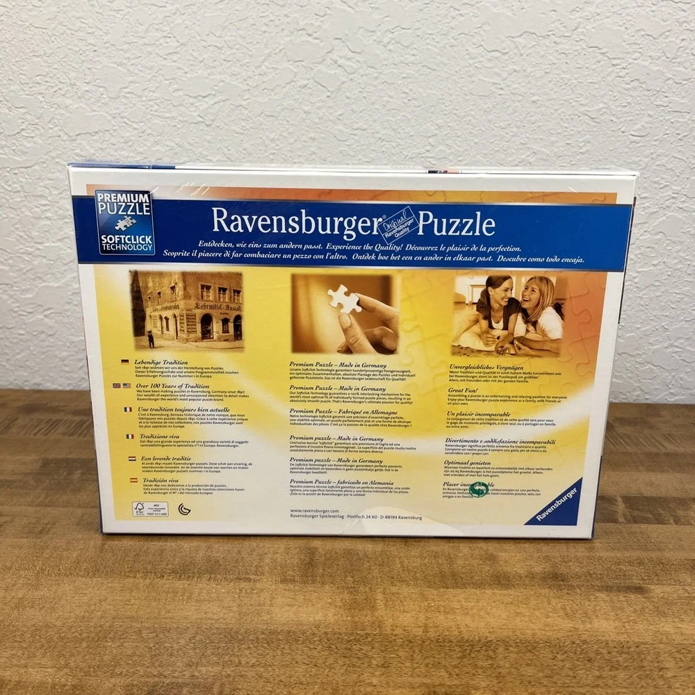 NEW Ravensburger Premium Puzzle 1000 Pieces Gondolas in Venice Panorama