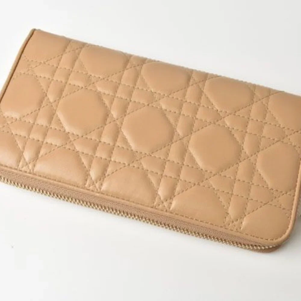 Christian Dior Long Wallet Iss Imo Beige