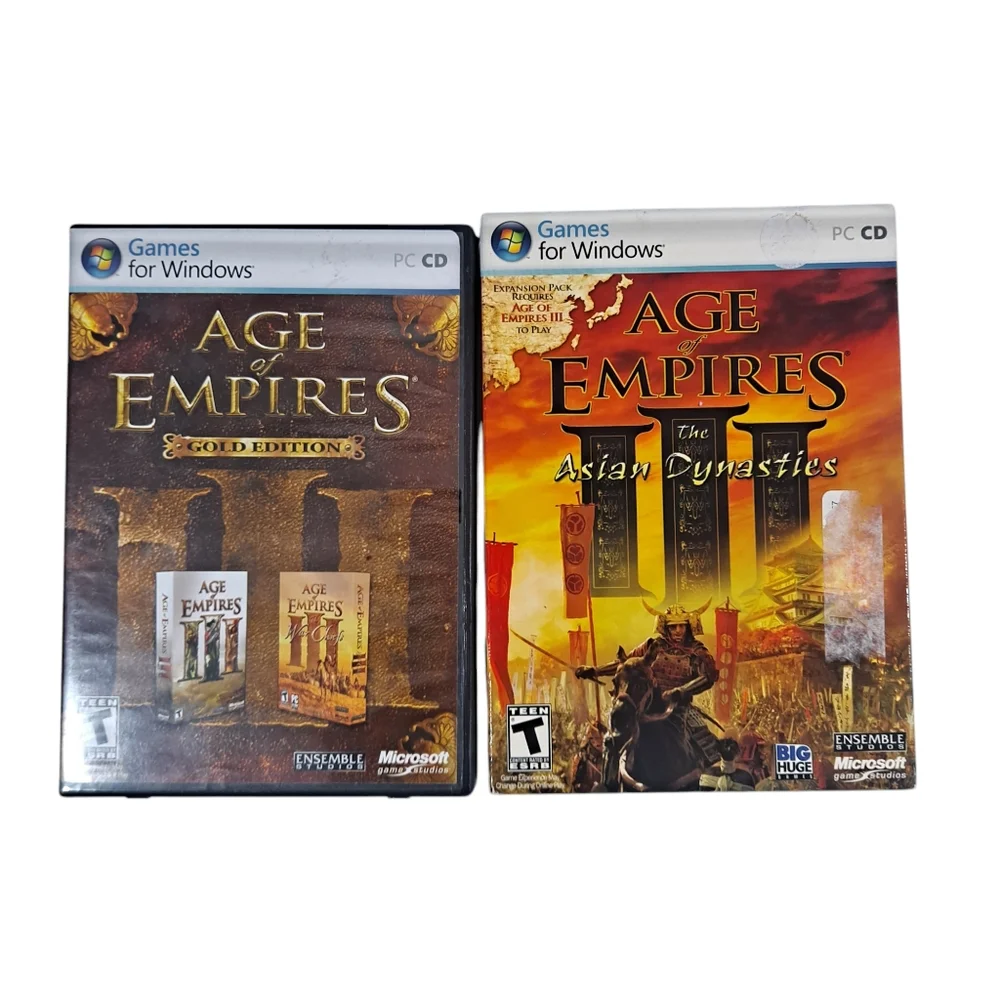 Microsoft Games Windows PC CD Age Of Empires III Golden Ed./The Asian Dynasties