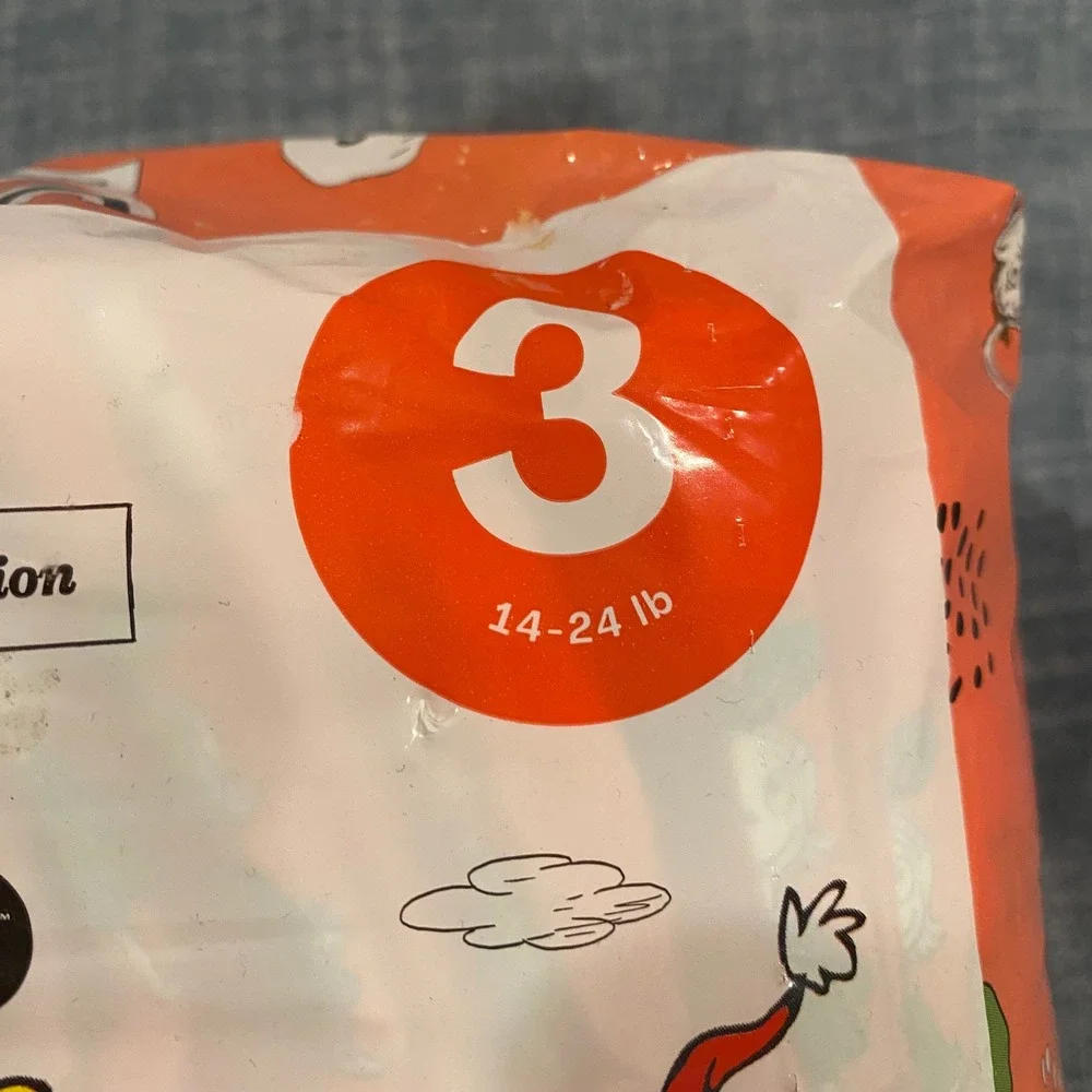 Hello Bello Dr Seuss The Grinch Diapers Size 3 25 Count Holiday Limited Edition