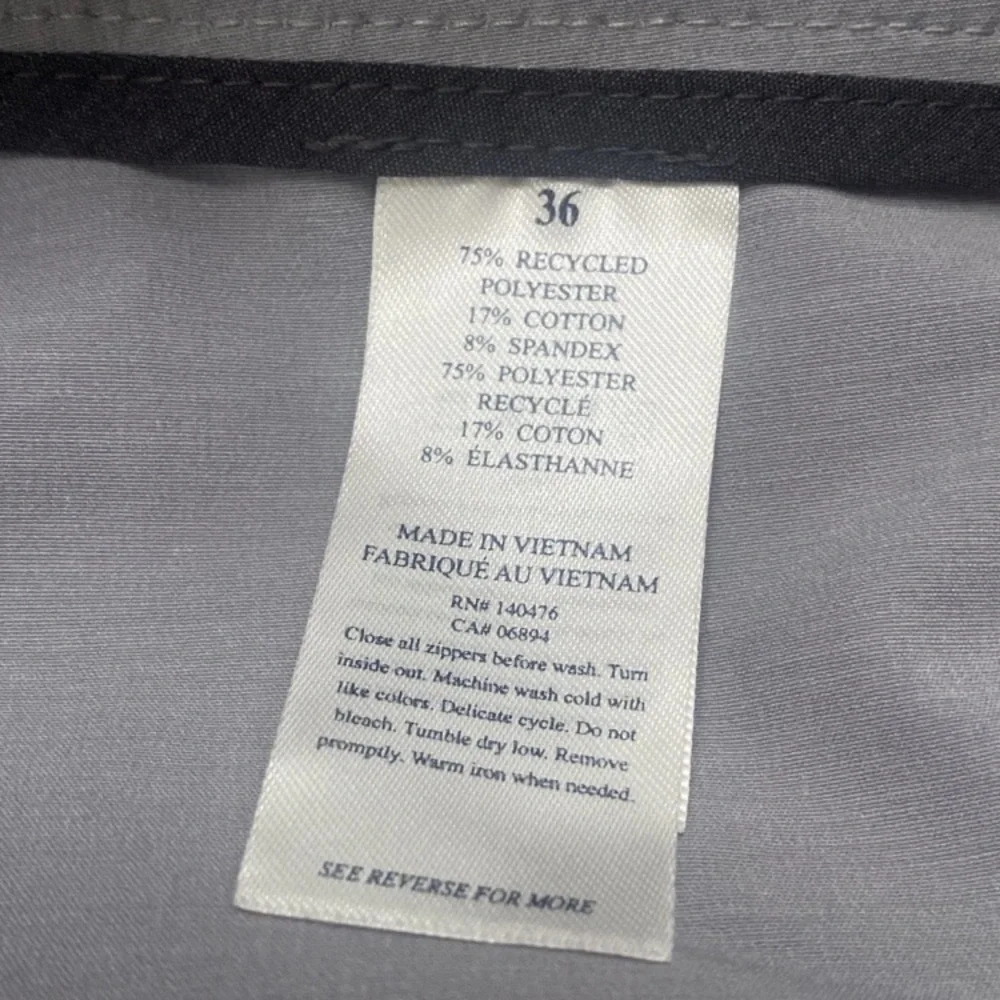 Faherty All Day Bermuda Shorts Mens Size 36 Gray 9
