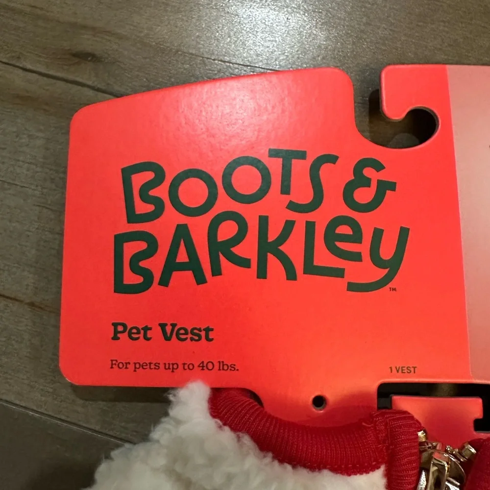 Boots & Barkley Fleece Kids Pajamas with Red Trim