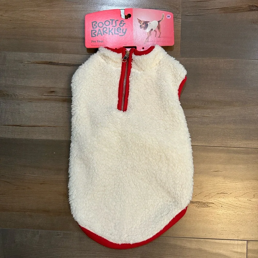 Boots & Barkley Fleece Kids Pajamas with Red Trim