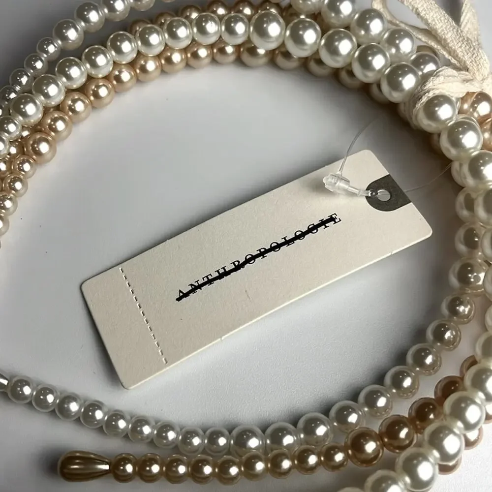 Anthropologie faux pearl