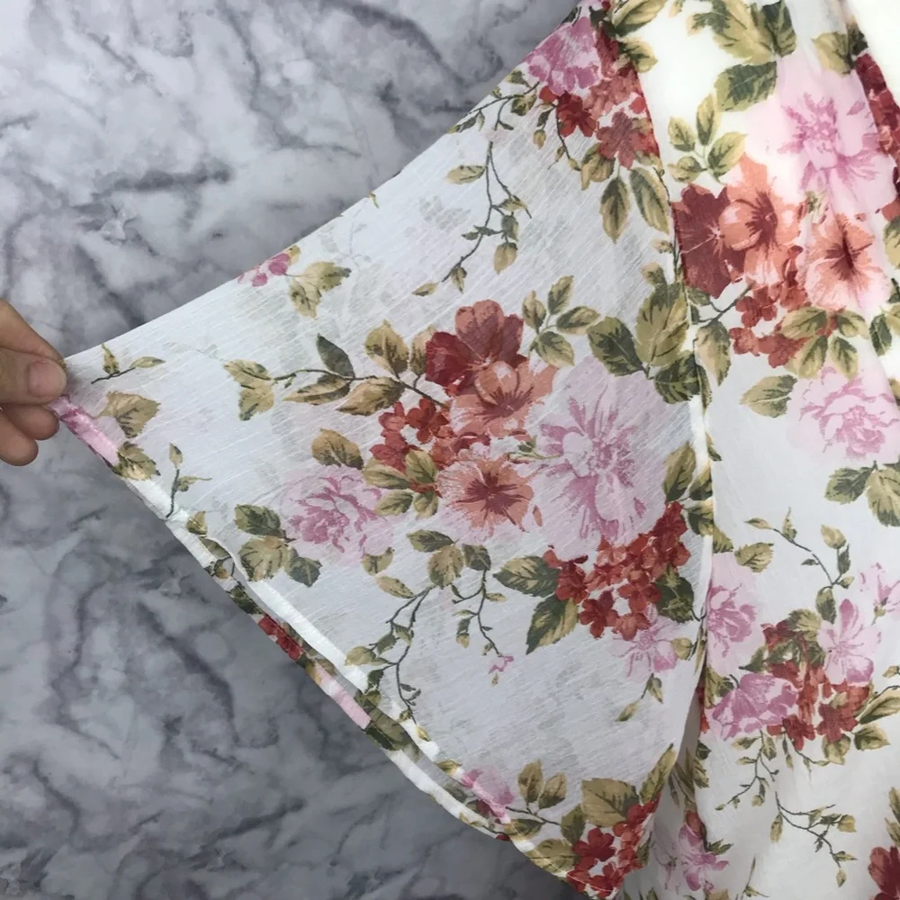 American Eagle Outfitters Sheer Kimono Duster