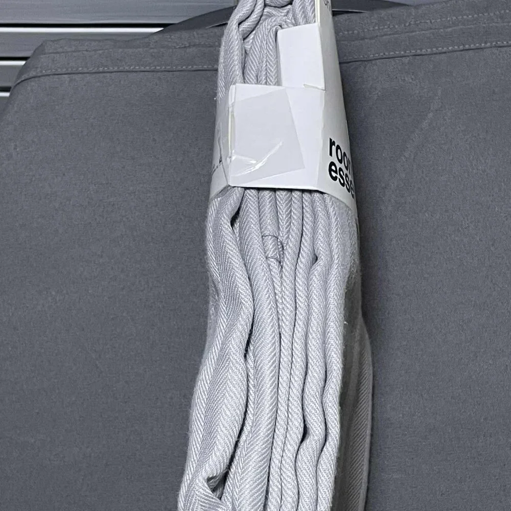 Room Essentials curtain gray